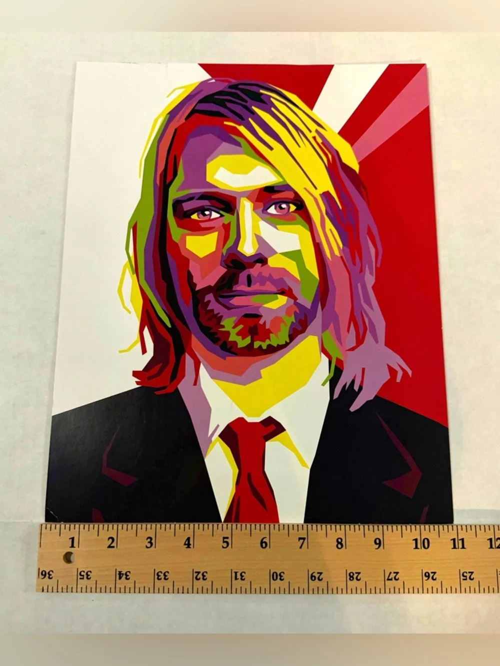 Kurt Cobain Pop Art Portrait Print Home Wall Decor Poster 11 x 14”